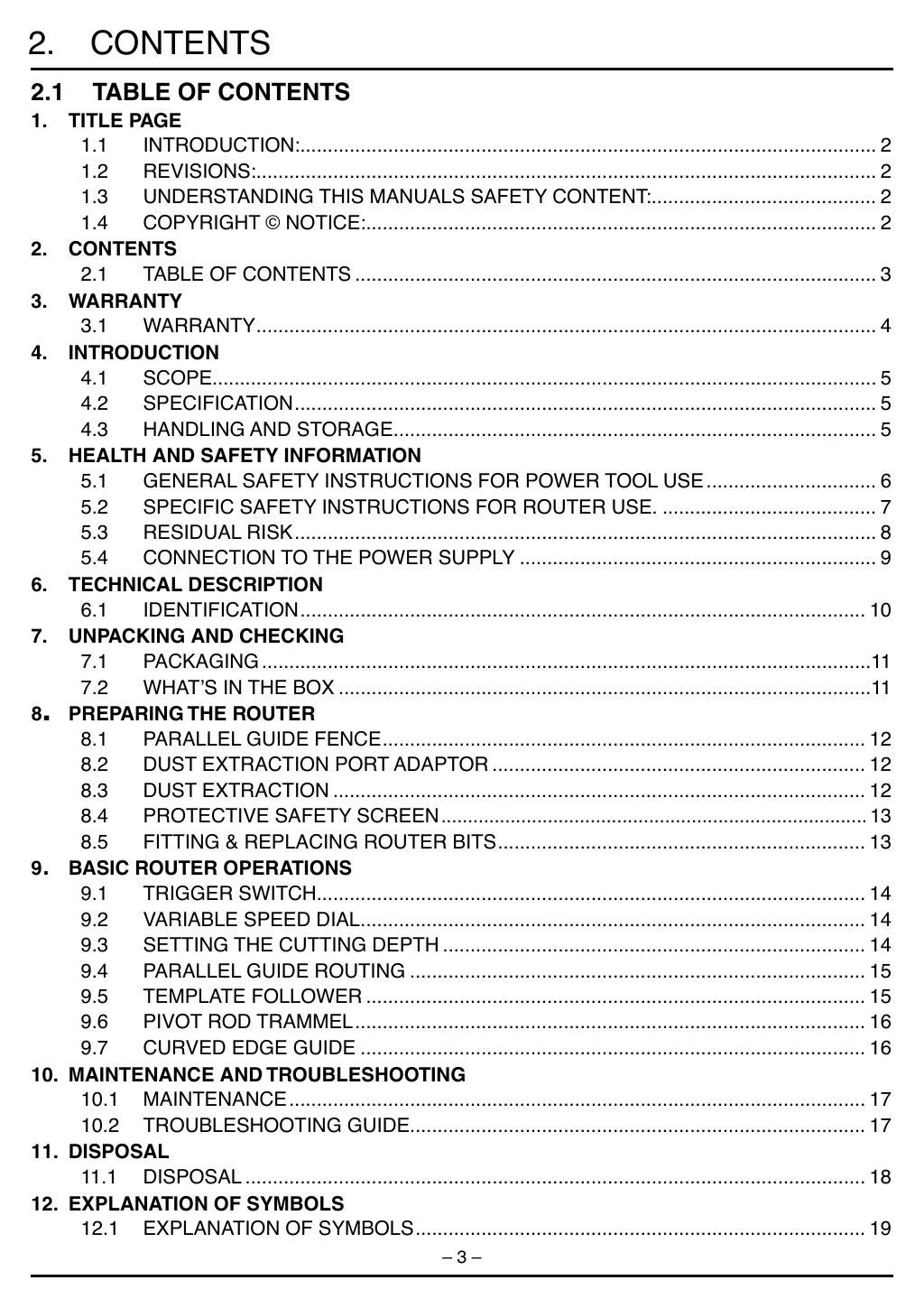 Datasheet page 3