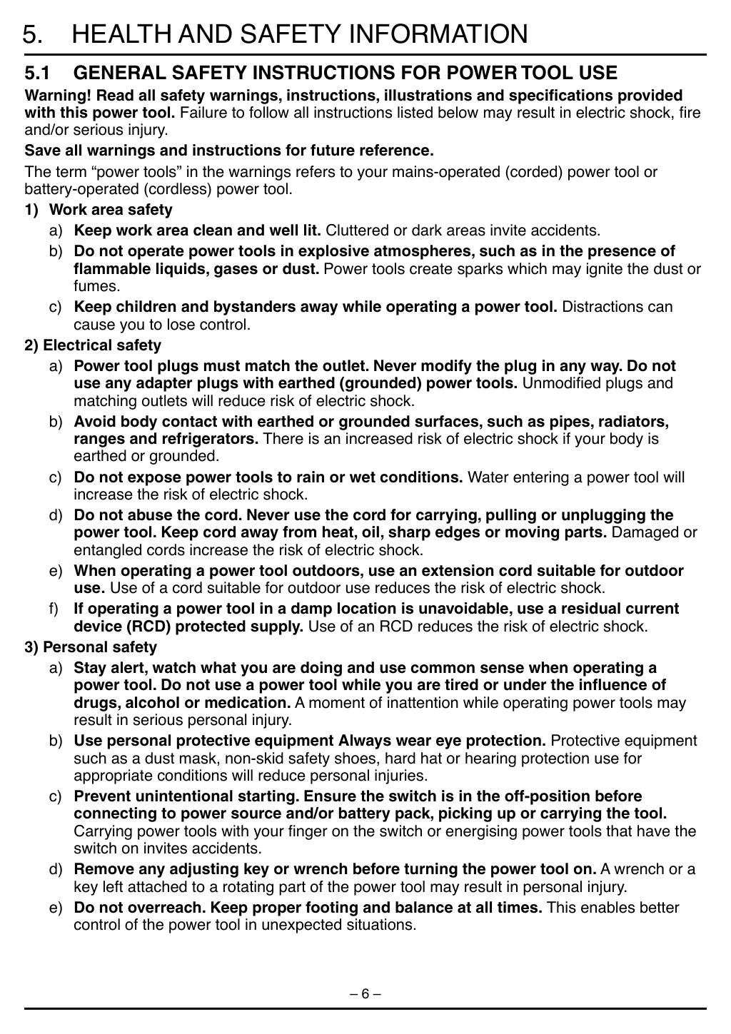 Datasheet page 6