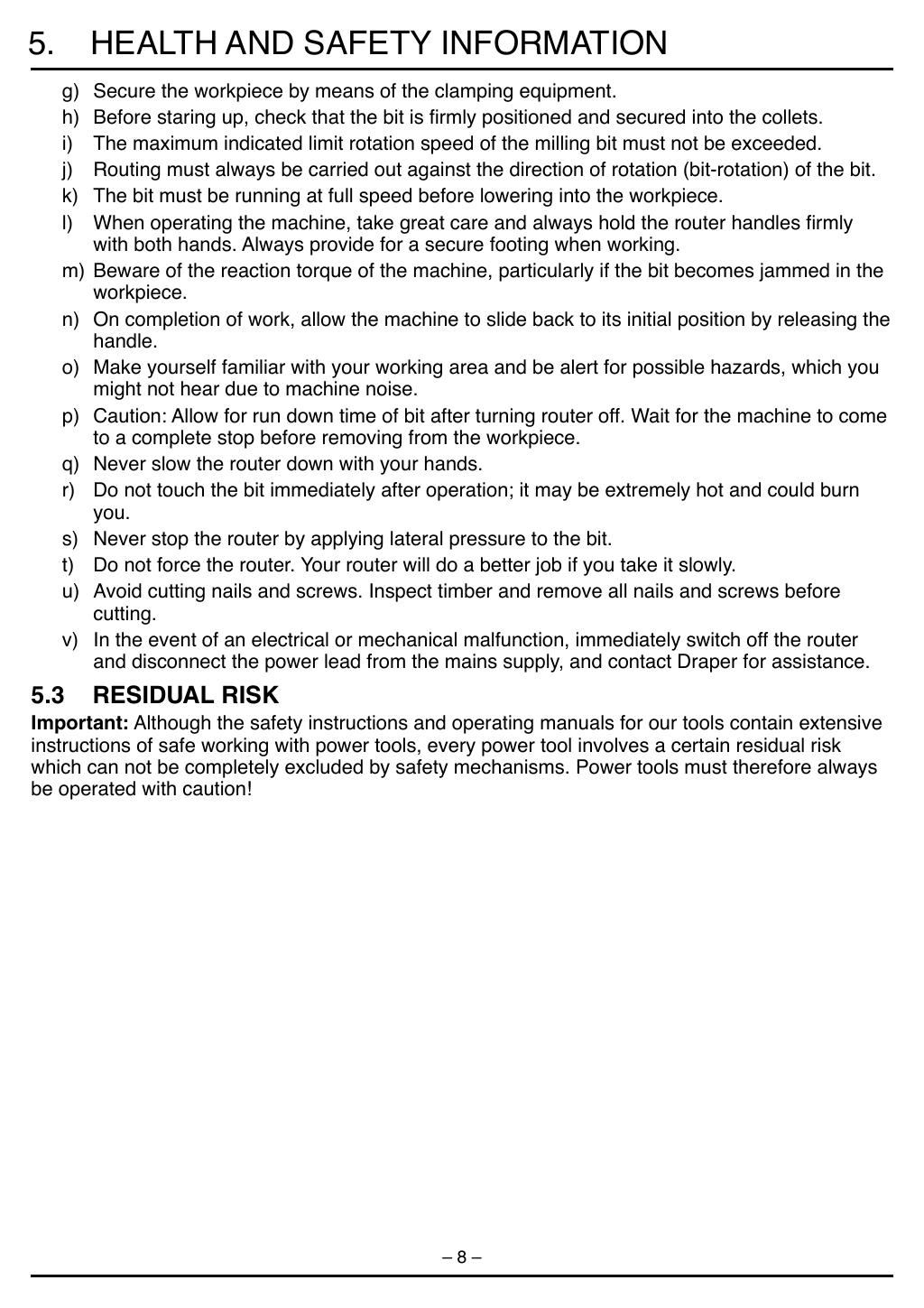 Datasheet page 8