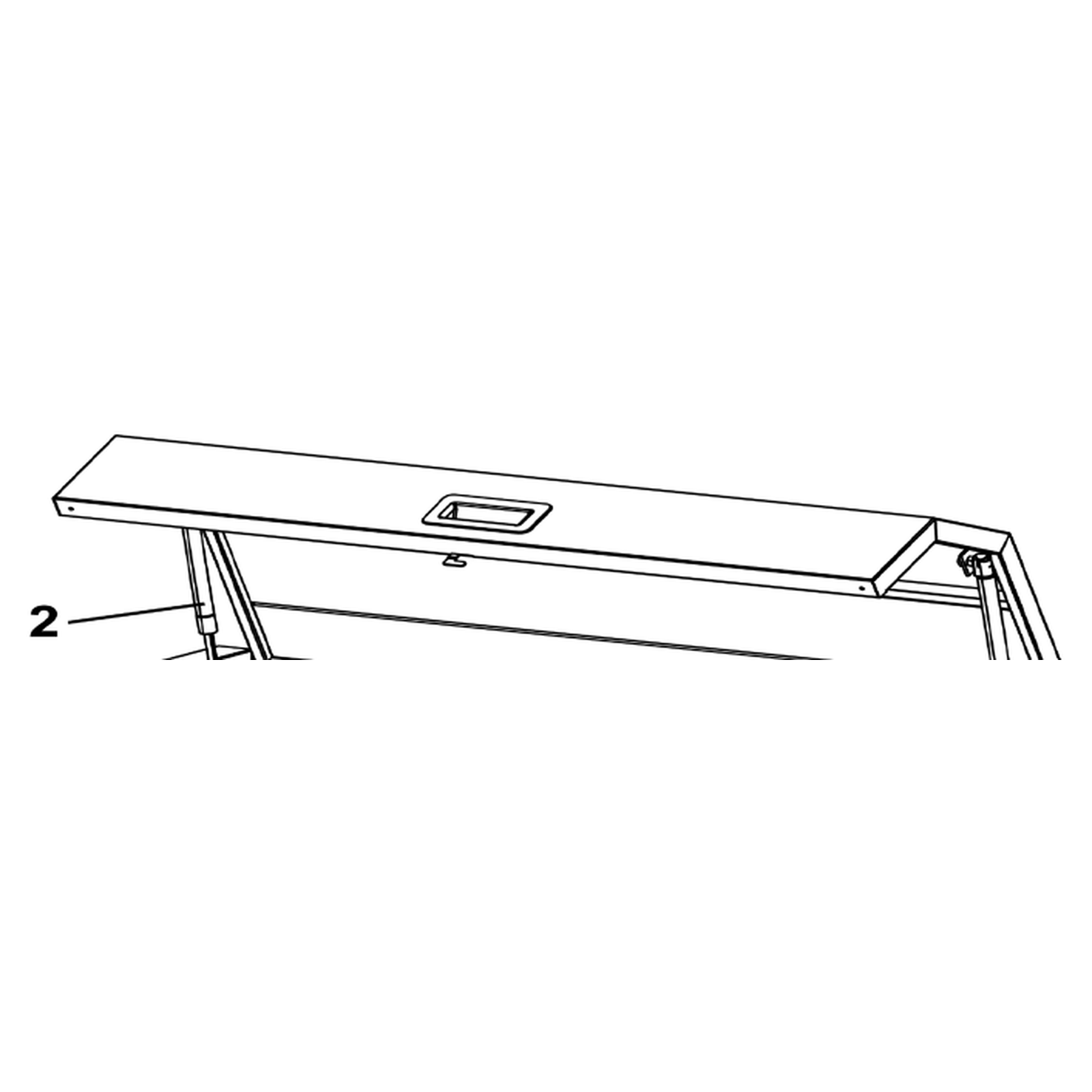 Exploded diagram for the Sealey Superline Pro® Topchest & Rollcab Combination 12 Drawer & 1 Door Cupboard - Grey (AP1080GR)