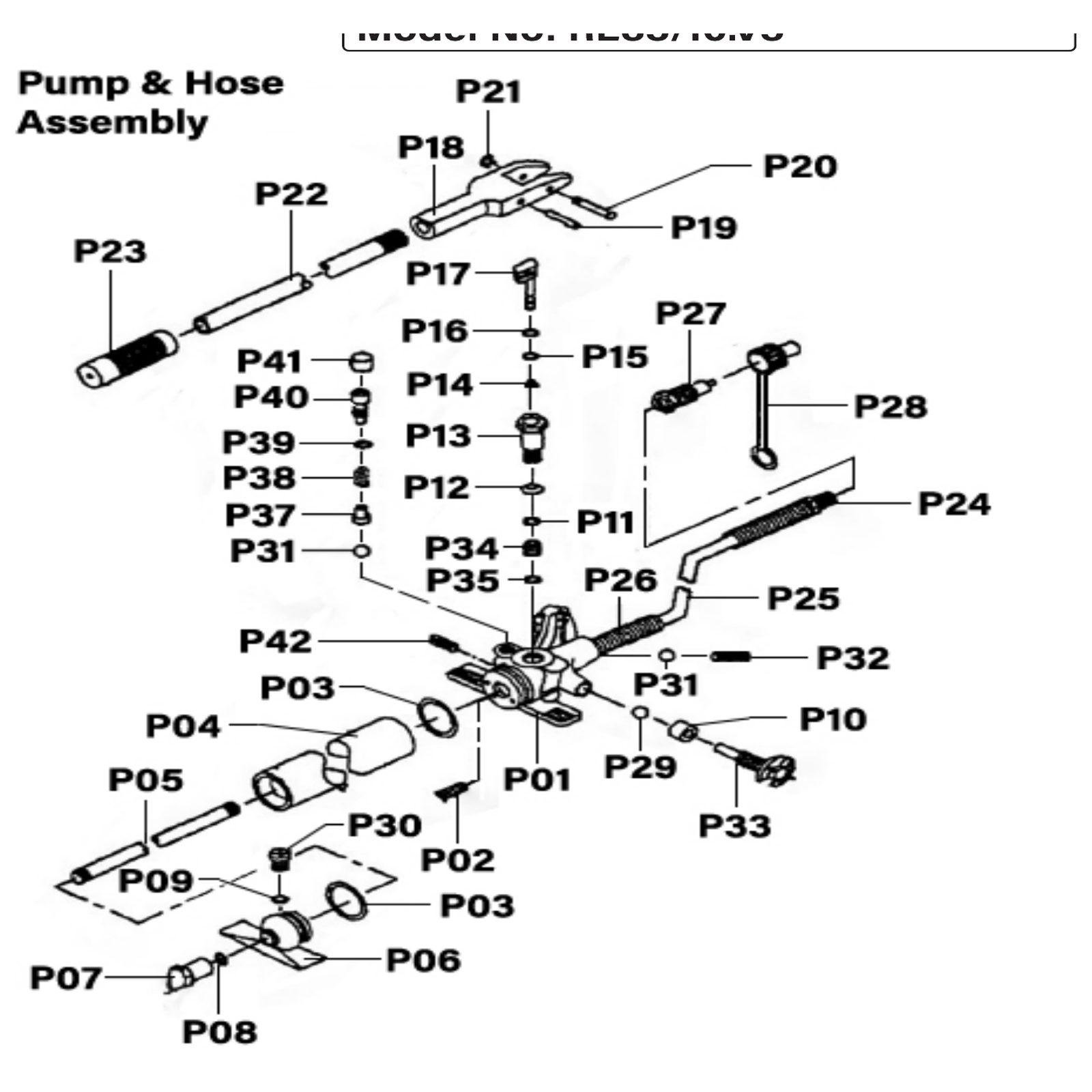 Exploded diagram for the Viking SuperSnap® Hydraulic Body Repair Kit 10 Tonne